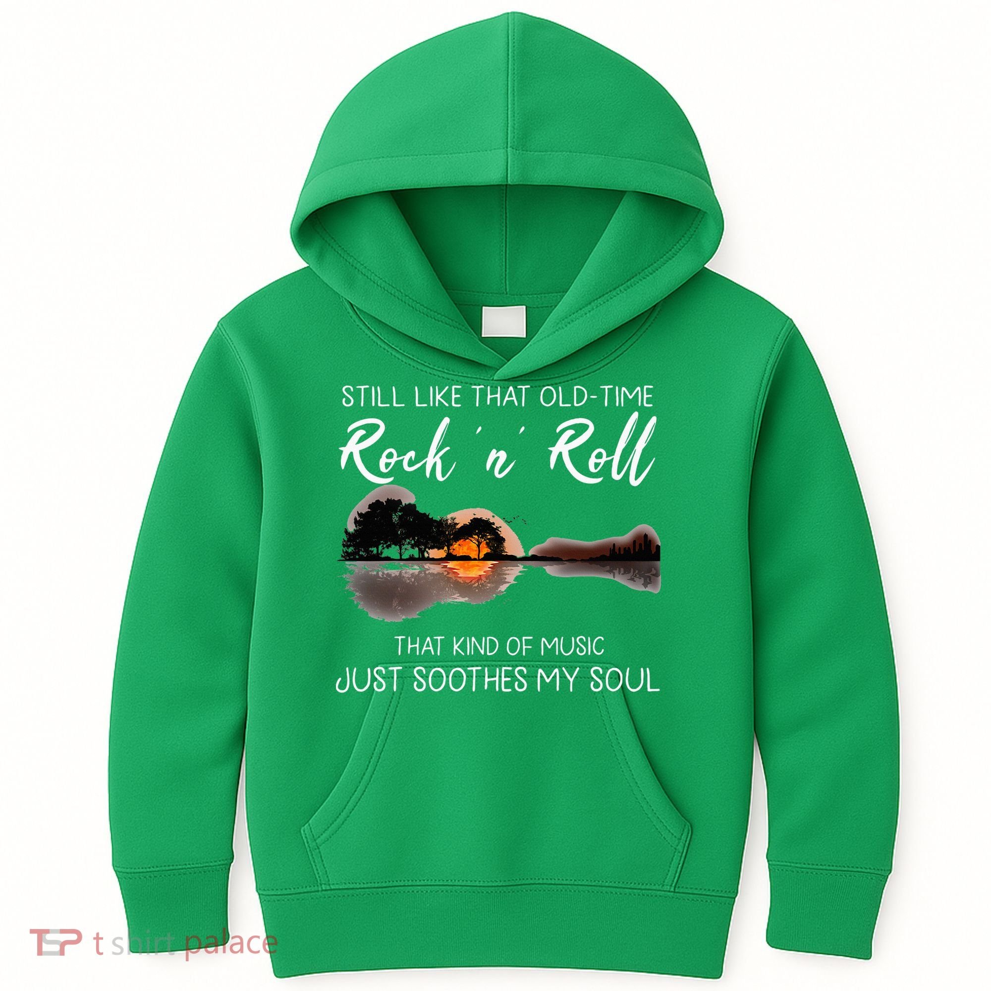 Still Like That Old Time Rock N Roll Music Guitar Kids Hoodie