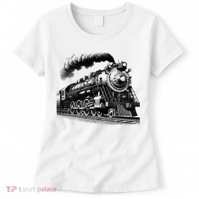 Steam Locomotive Train 4014 Vintage Railroad Big  Engine Women's T-Shirt
