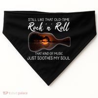 Still Like That Old Time Rock N Roll That Kind Of Music USA-Made Doggie Bandana thumb 0