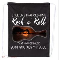 Still Like That Old Time Rock N Roll That Kind Of Music Drawstring Bag thumb 0