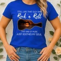 Still Like That Old Time Rock N Roll That Kind Of Music Women's T-Shirt thumb 2