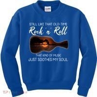 Still Like That Old Time Rock N Roll That Kind Of Music Kids Sweatshirt thumb 0