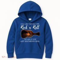 Still Like That Old Time Rock N Roll That Kind Of Music Kids Hoodie thumb 0