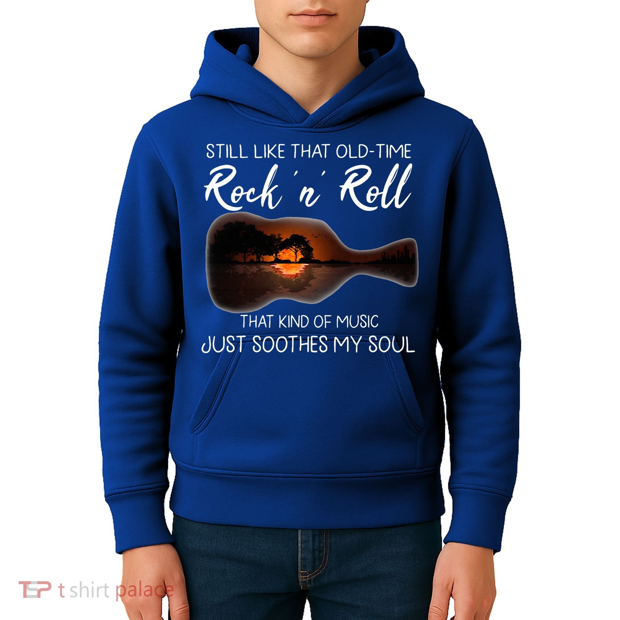 Still Like That Old Time Rock N Roll That Kind Of Music Kids Hoodie
