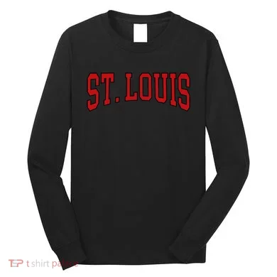 St. Louis Text Long Sleeve Shirt