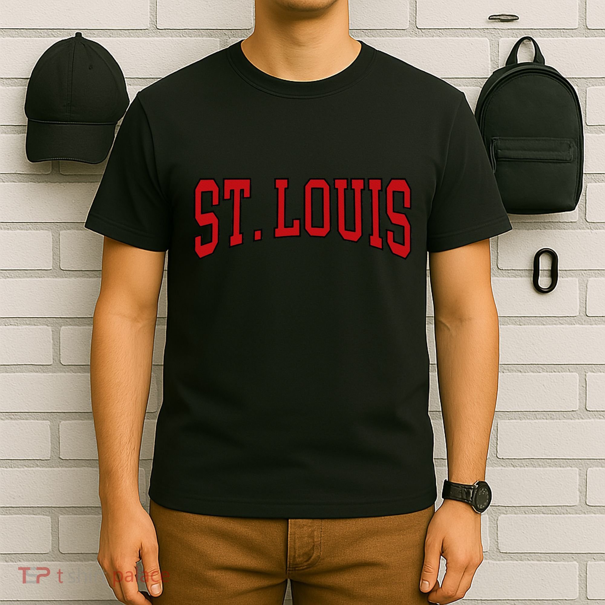 St. Louis Text T-Shirt