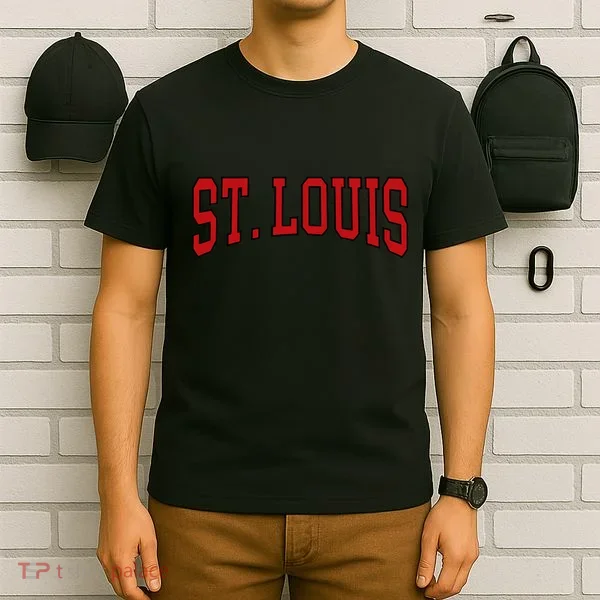 St. Louis Text T-Shirt