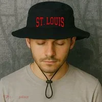 St. Louis Text Bucket Hat thumb 2