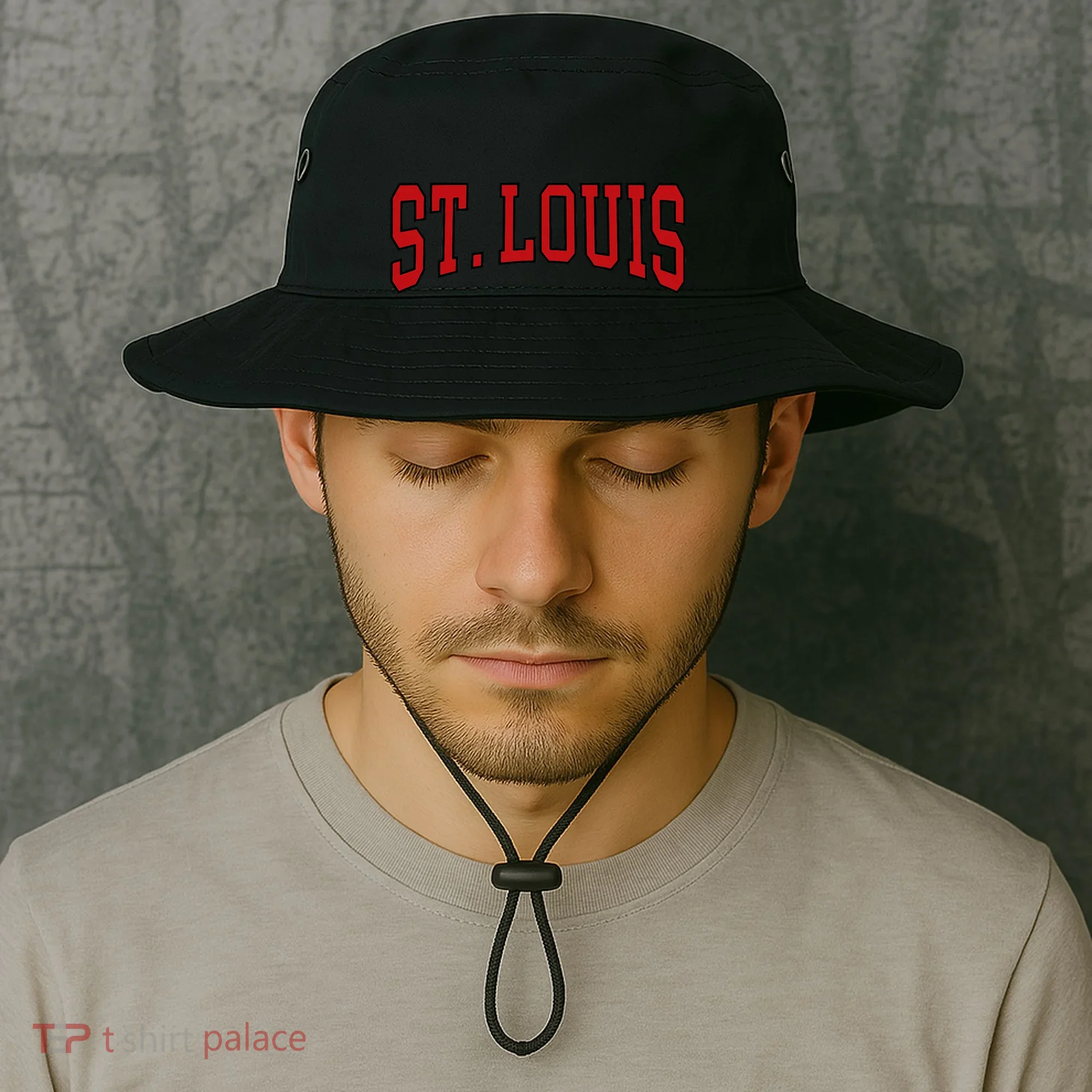 St. Louis Text Bucket Hat