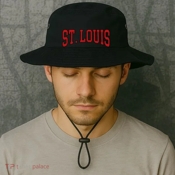 St. Louis Text Bucket Hat