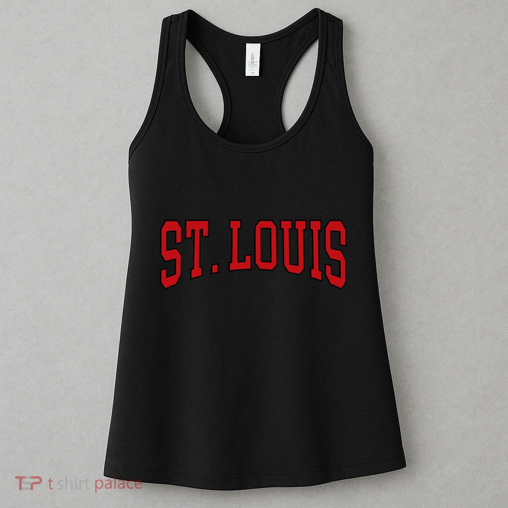 St. Louis Text Women's Tank Top