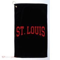St. Louis Text Golf Towel thumb 0