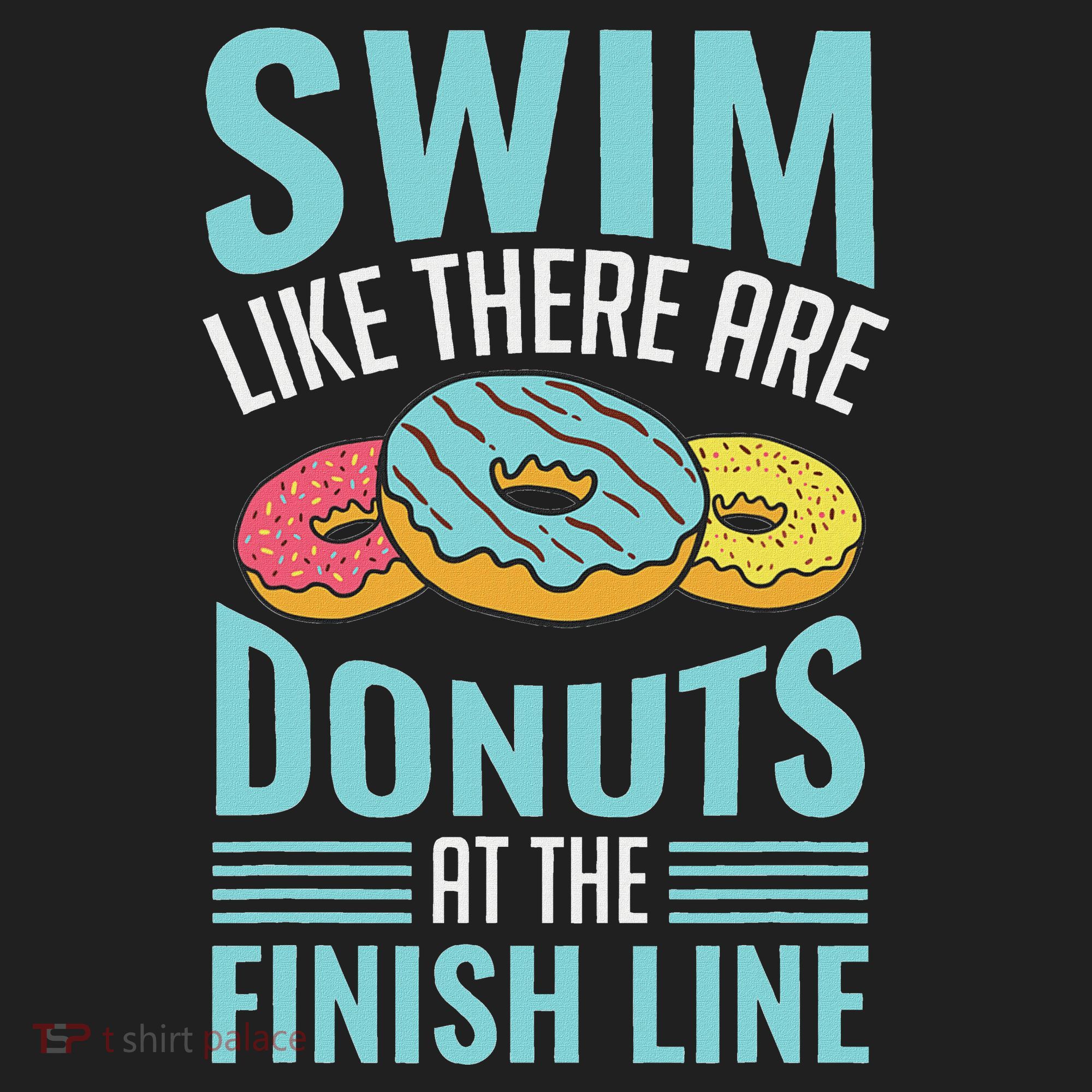 Swim Like There Are Donuts, Swimming Funny Swimmer Beanie
