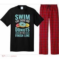 Swim Like There Are Donuts, Swimming Funny Swimmer Pajama Set thumb 0