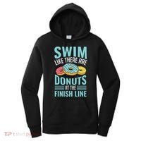 Swim Like There Are Donuts, Swimming Funny Swimmer Women's Hoodie thumb 0