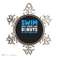 Swim Like There Are Donuts, Swimming Funny Swimmer Ornament thumb 0