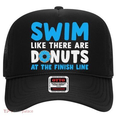 Swim Like There Are Donuts, Swimming Funny Swimmer Hat
