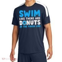 Swim Like There Are Donuts, Swimming Funny Swimmer Sport-Tek Competitor United Soccer Jersey thumb 0