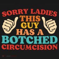 Sorry Ladies This Guy Has A Botched Circumcision Retro Hoodie thumb 2