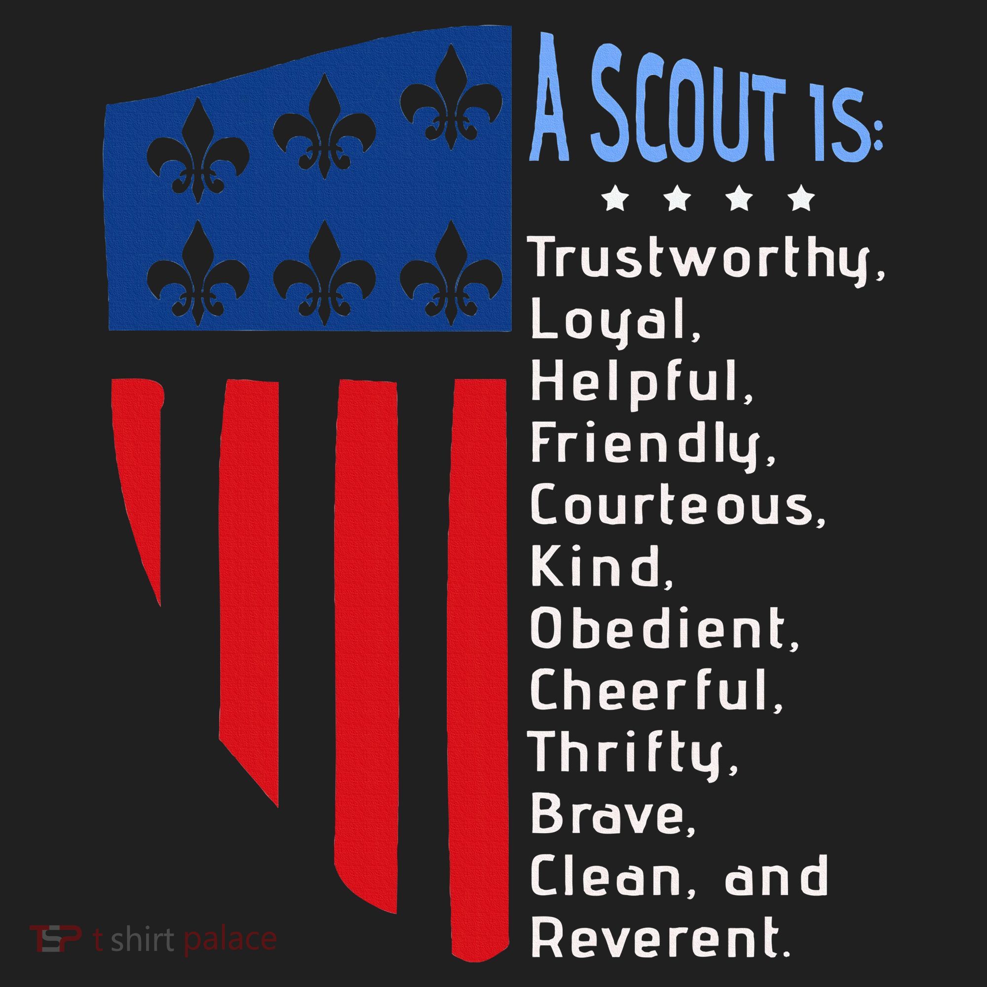 Scouting Law Us America Flag Scouting Law Gift Beanie