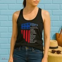 Scouting Law Us America Flag Scouting Law Gift Women's Tank Top thumb 2