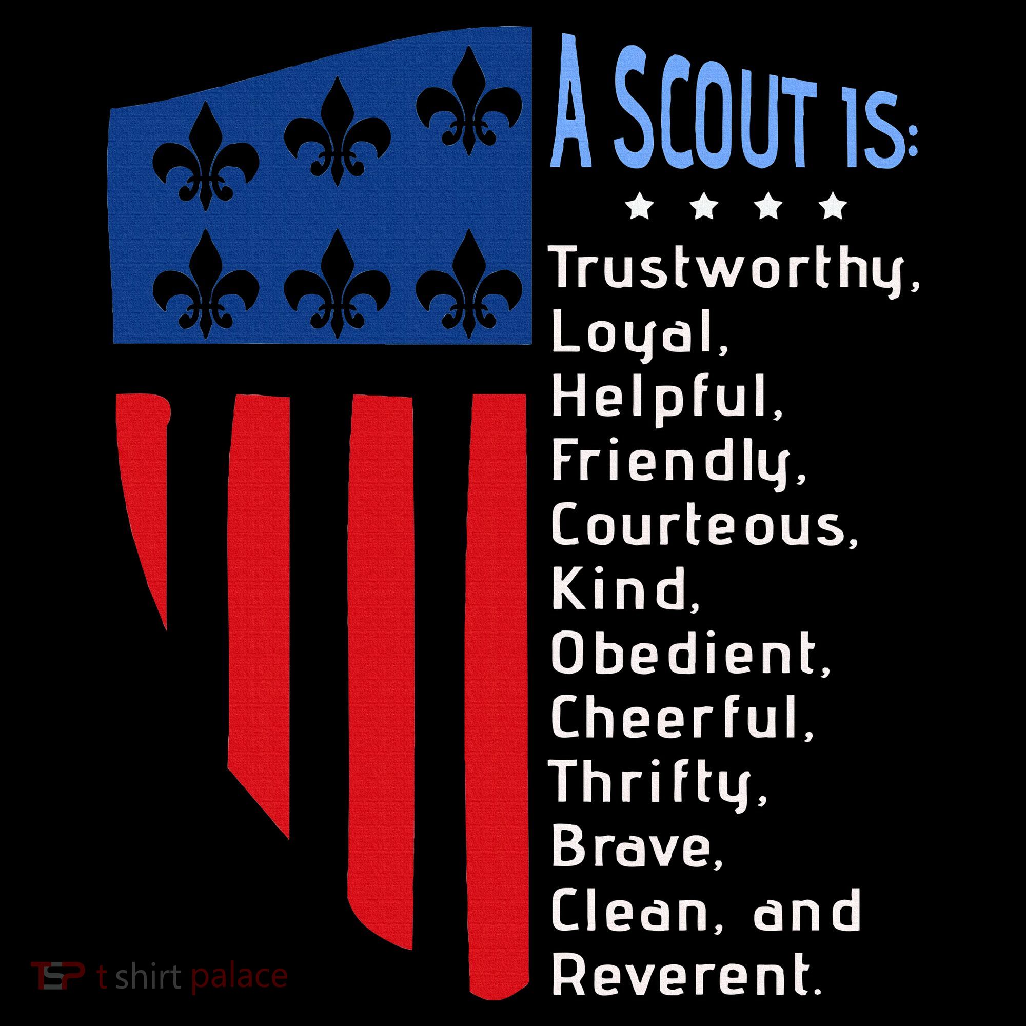 Scouting Law Us America Flag Scouting Law Gift Women's Tank Top