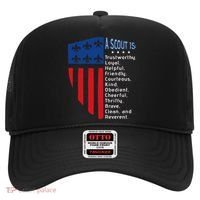 Scouting Law Us America Flag Scouting Law Gift Hat thumb 0