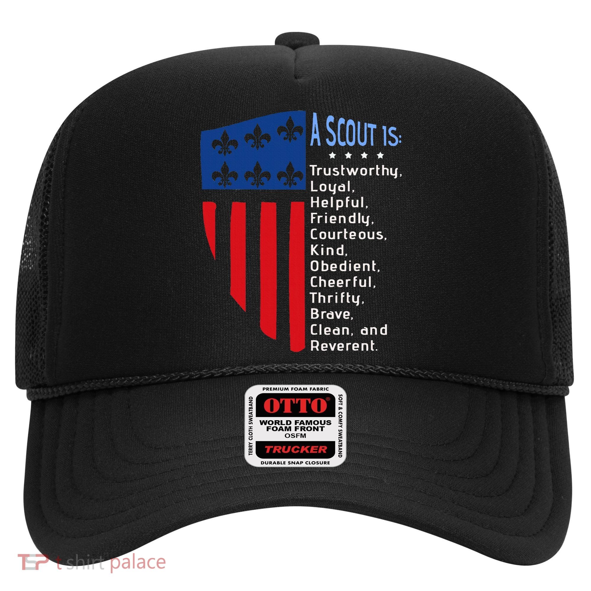 Scouting Law Us America Flag Scouting Law Gift Hat
