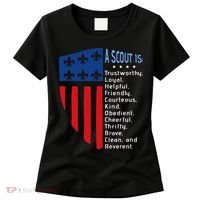 Scouting Law Us America Flag Scouting Law Gift Women's T-Shirt thumb 0