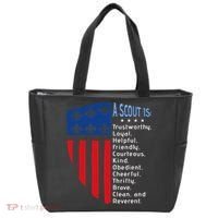 Scouting Law Us America Flag Scouting Law Gift Tote Bag thumb 0