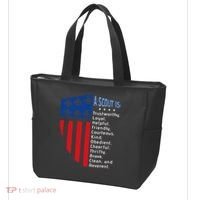 Scouting Law Us America Flag Scouting Law Gift Tote Bag thumb 3