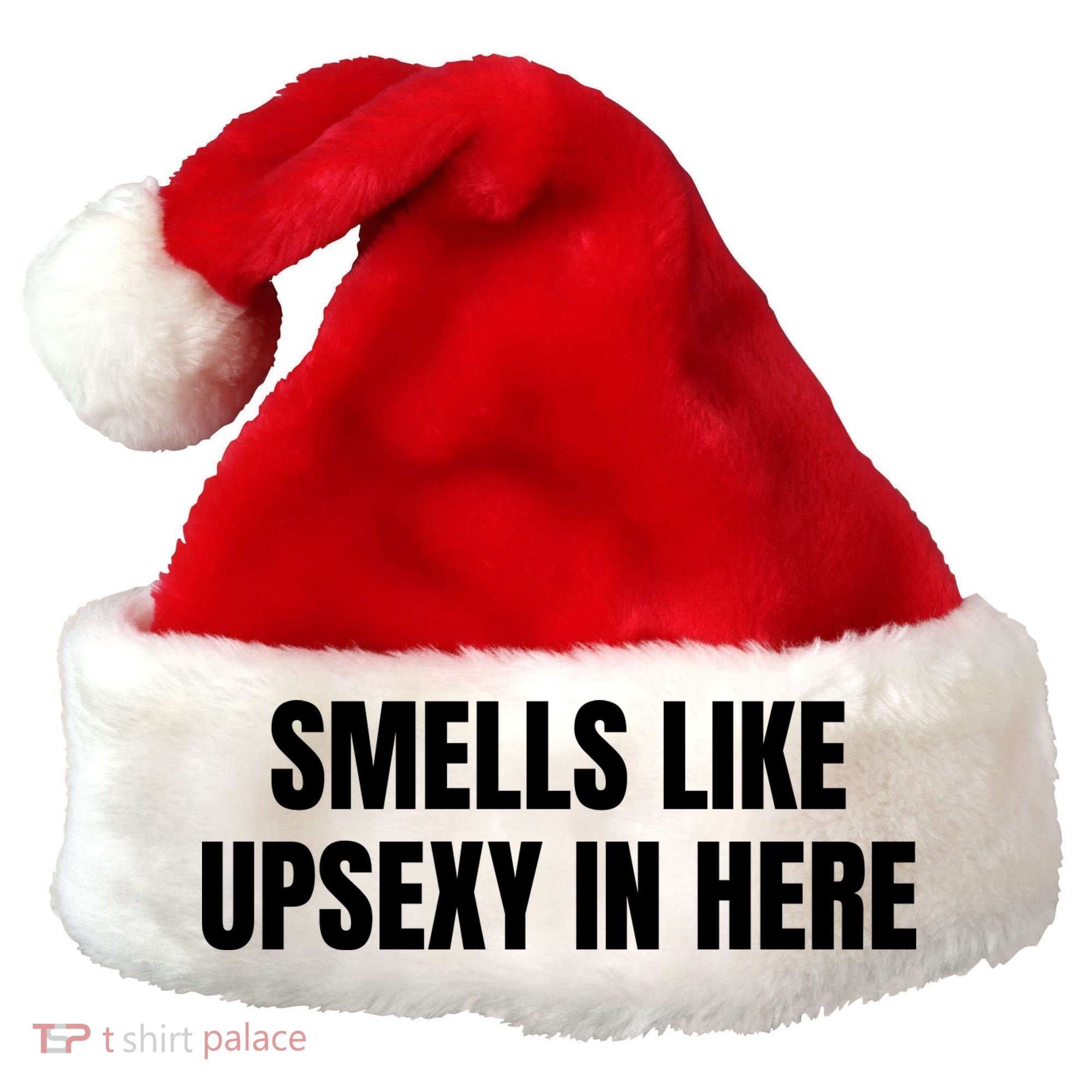 Smells Like Upsexy In Here Funny Santa Hat