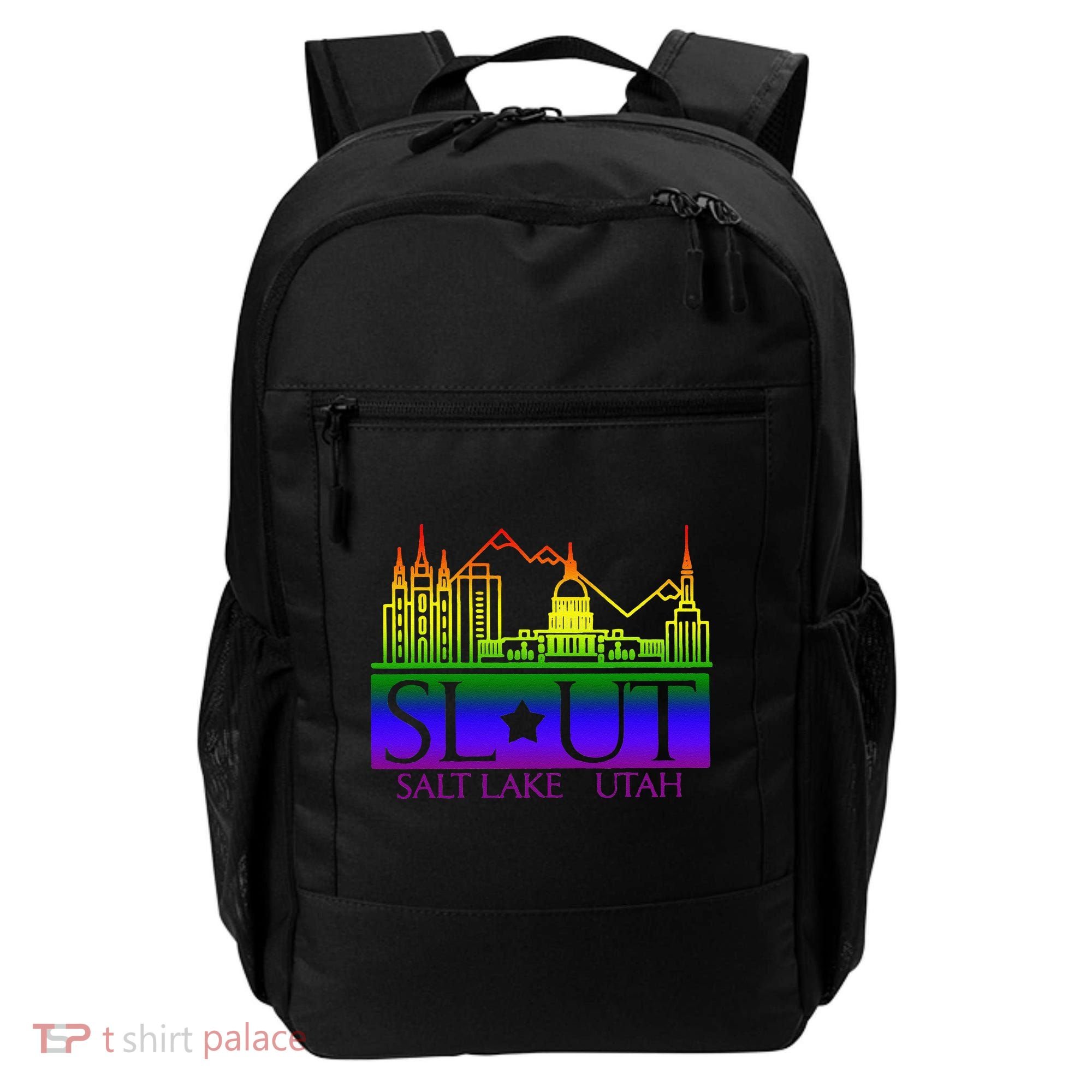 Salt Lake Utah SlUt Lgbtq Funny Backpack