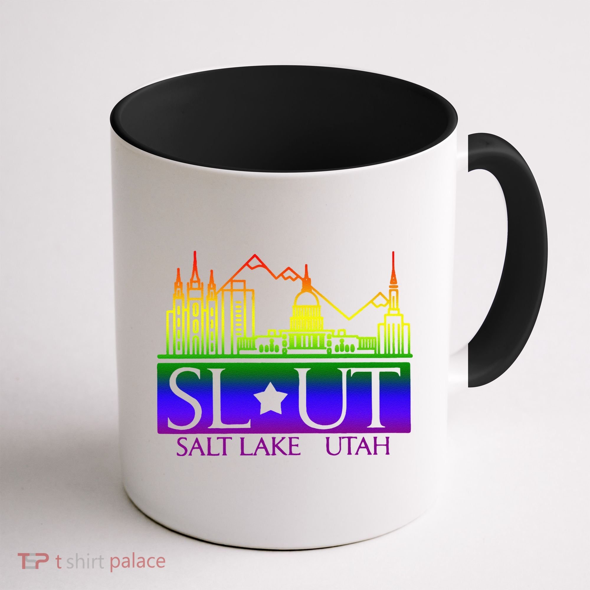 Salt Lake Utah SlUt Lgbtq Funny Coffee Mug