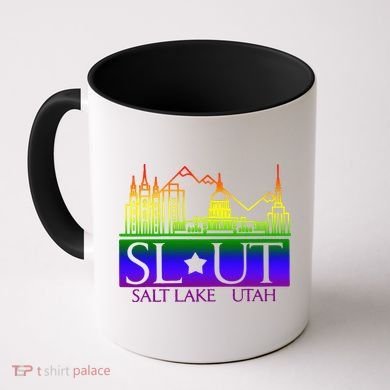 Salt Lake Utah SlUt Lgbtq Funny Coffee Mug