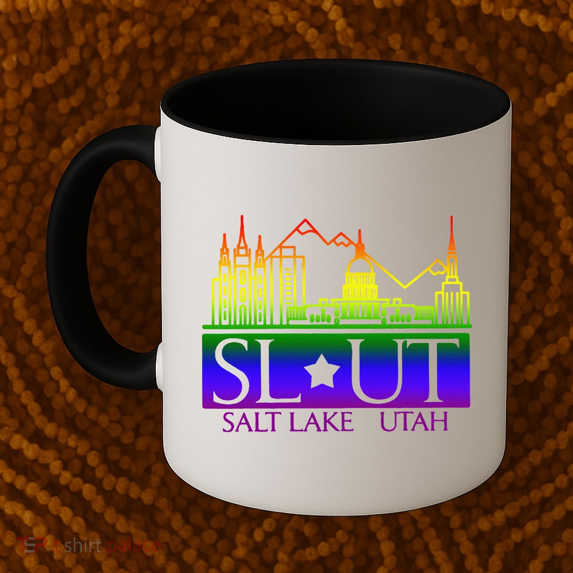 Salt Lake Utah SlUt Lgbtq Funny Coffee Mug