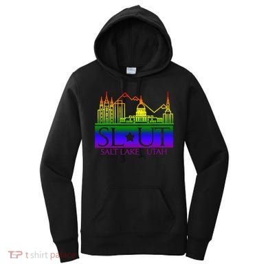 Salt Lake Utah SlUt Lgbtq Funny Women's Hoodie