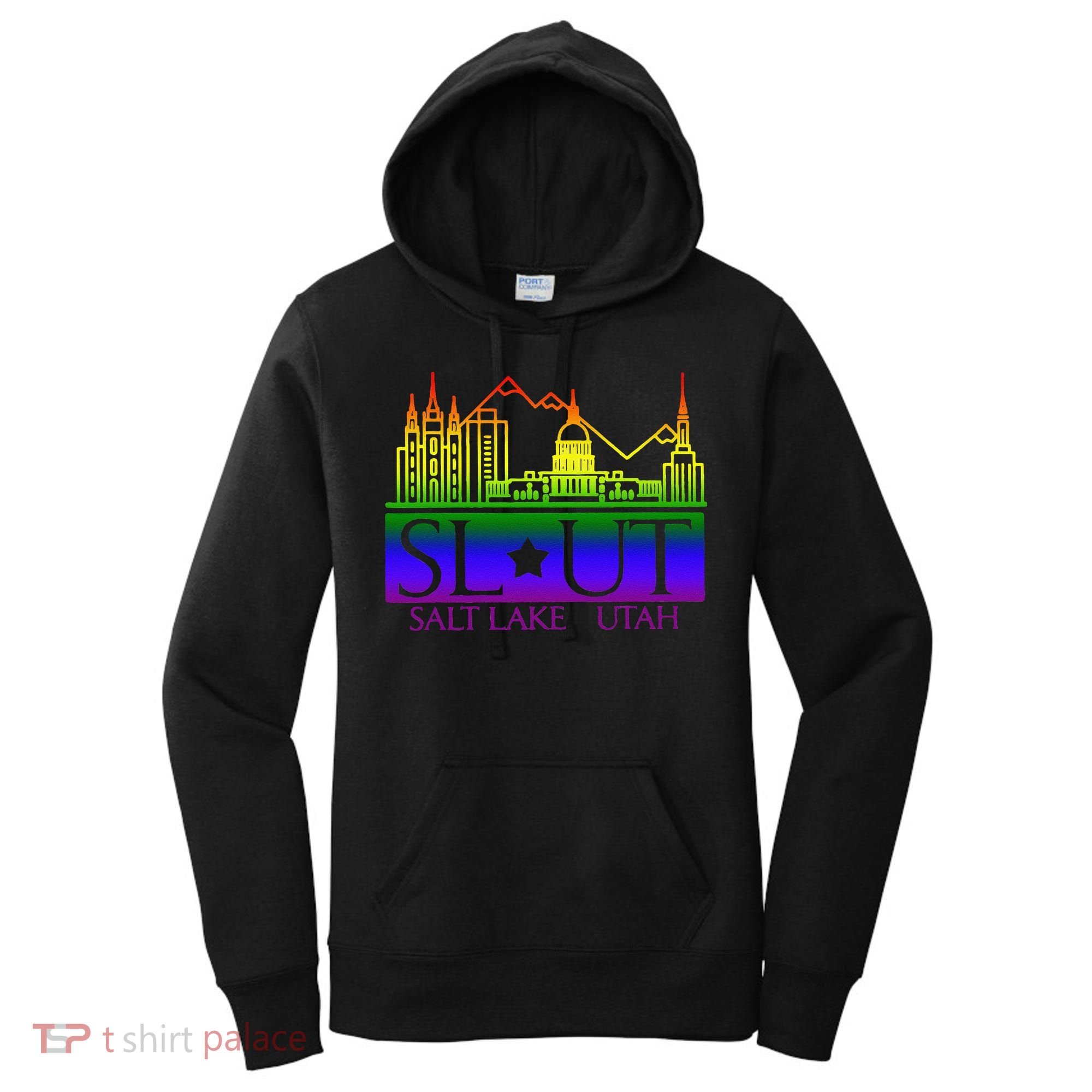 Salt Lake Utah SlUt Lgbtq Funny Women's Hoodie