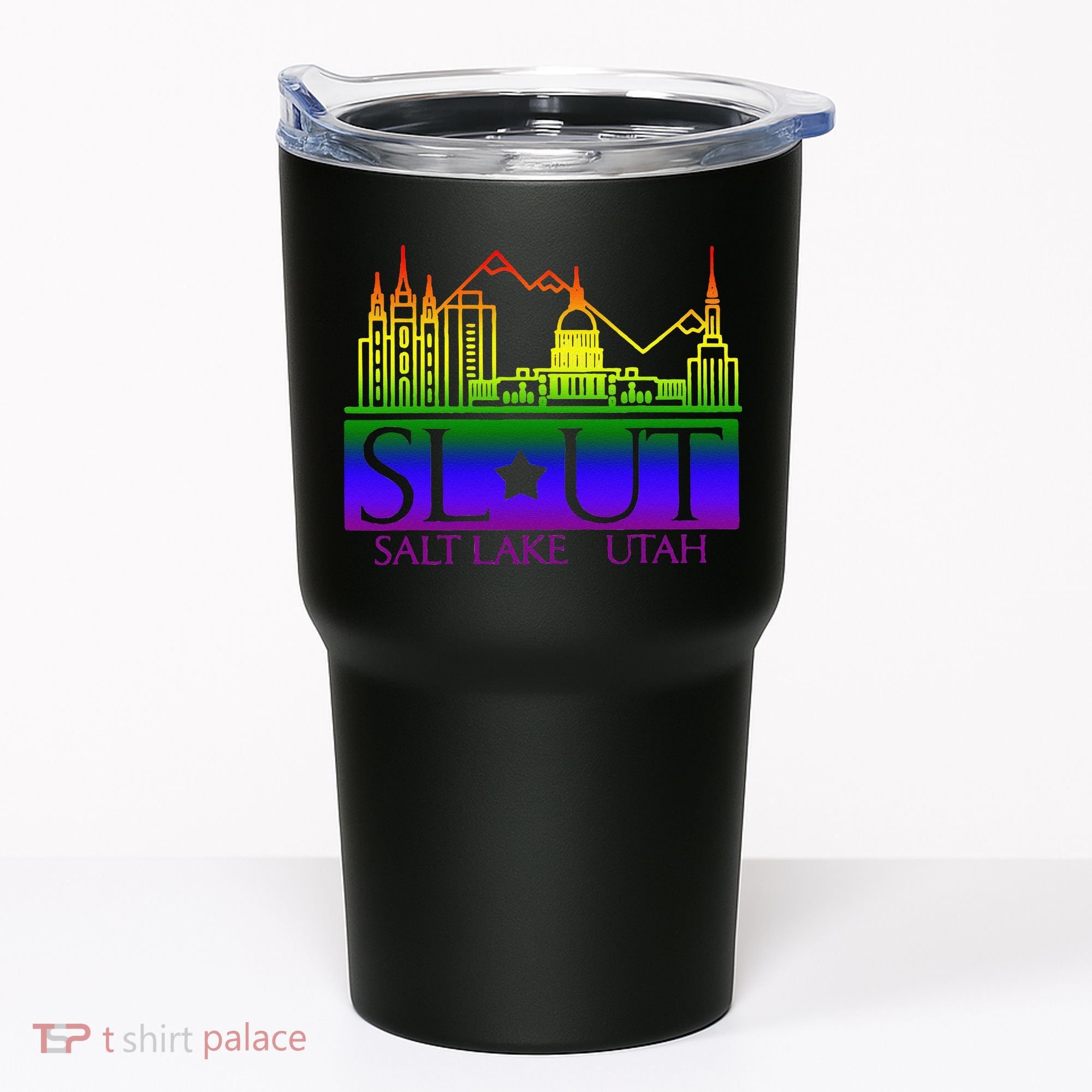 Salt Lake Utah SlUt Lgbtq Funny Tumbler
