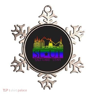Salt Lake Utah SlUt Lgbtq Funny Ornament
