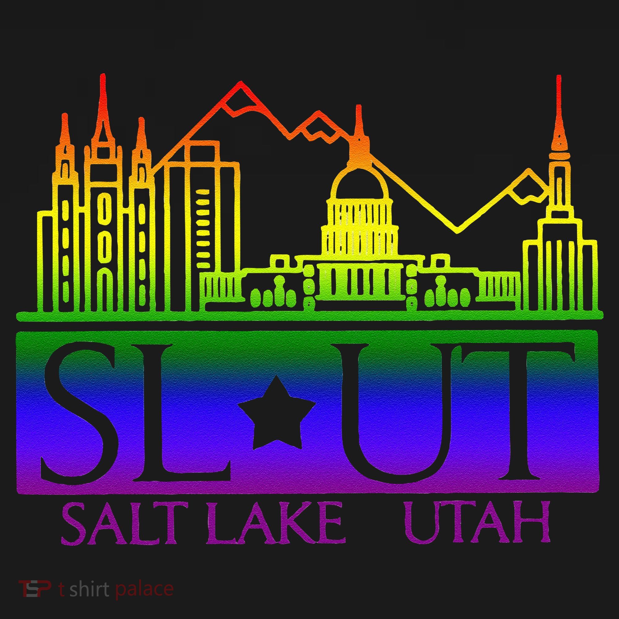 Salt Lake Utah SlUt Lgbtq Funny Ornament