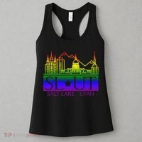 Salt Lake Utah SlUt Lgbtq Funny Women's Tank Top thumb 3