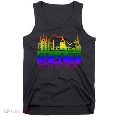 Salt Lake Utah SlUt Lgbtq Funny Tank Top