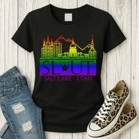 Salt Lake Utah SlUt Lgbtq Funny Women's T-Shirt thumb 3