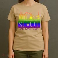Salt Lake Utah SlUt Lgbtq Funny T-Shirt thumb 4