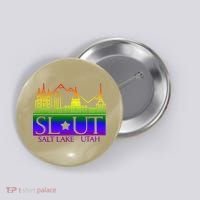 Salt Lake Utah SlUt Lgbtq Funny Button thumb 0