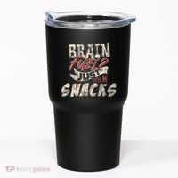 Snack LoverS Ultimate Brain Fuel Humor Tumbler thumb 0