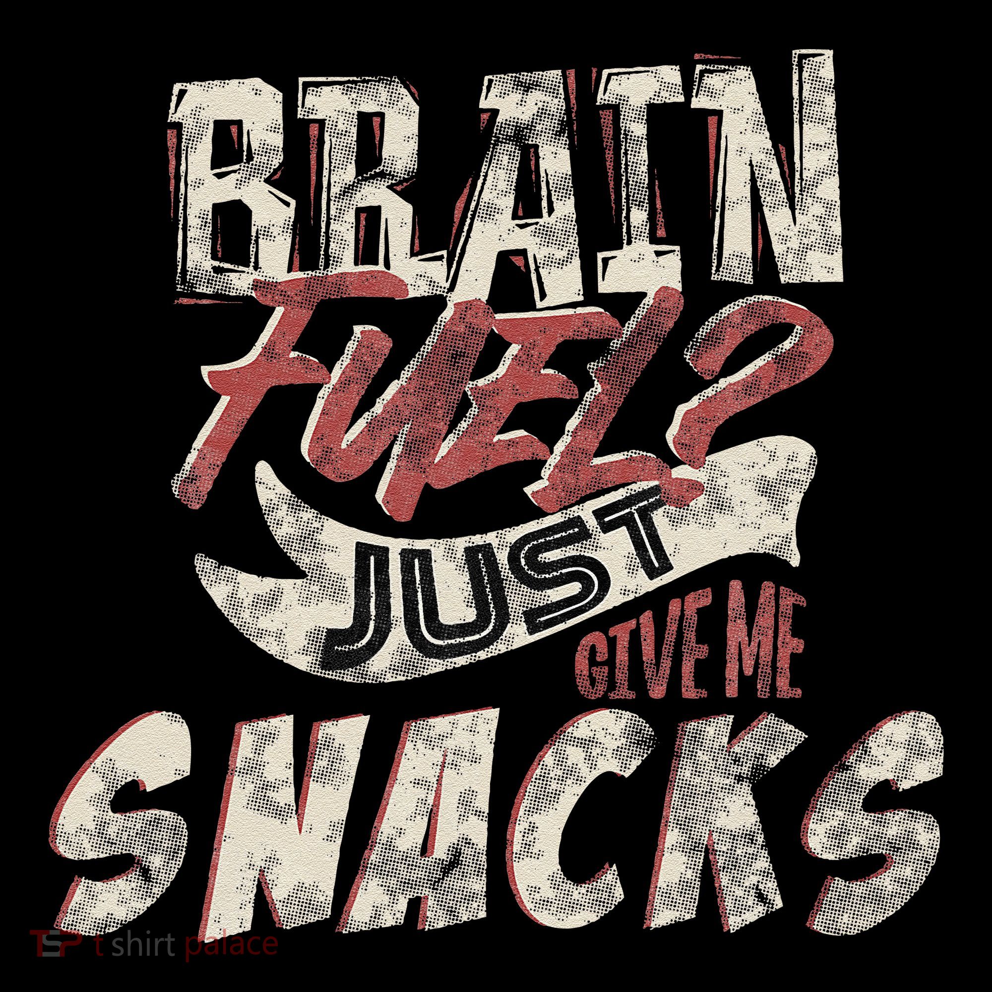 Snack LoverS Ultimate Brain Fuel Humor Baby Bodysuit