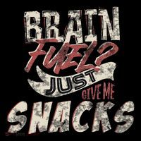 Snack LoverS Ultimate Brain Fuel Humor Toddler Hoodie thumb 2