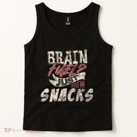 Snack LoverS Ultimate Brain Fuel Humor Tank Top thumb 2